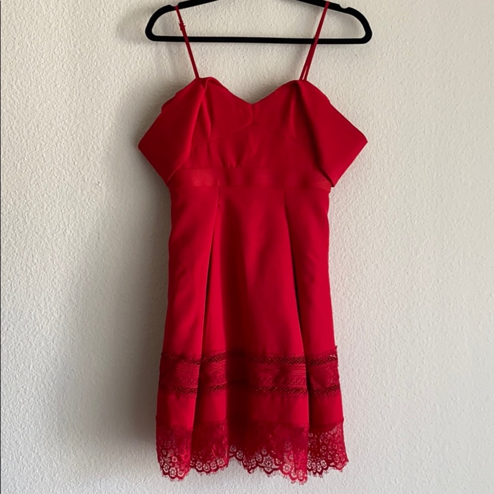 Red dress